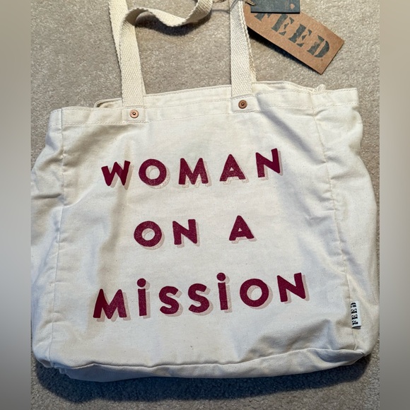 FEED Woman on a Mission Tote - Picture 2 of 7